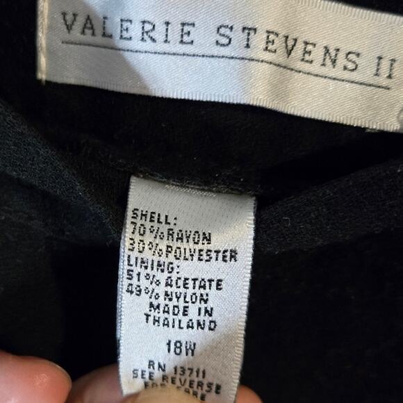 Valerie Stevens II Black Pencil Skirt Plus Size 18W 0237 - Picture 7 of 9